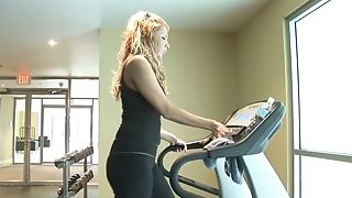 Honey Gets Fucked In The Backside After Workout Session!