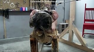 Cock-squeezing Extreme Hog-tie